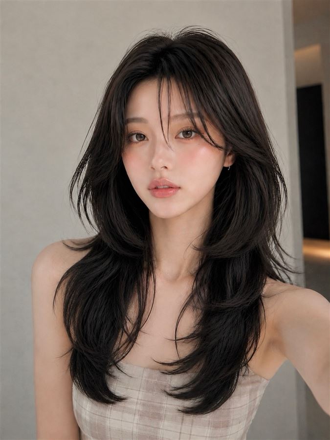 Mái thưa xoăn nhẹ